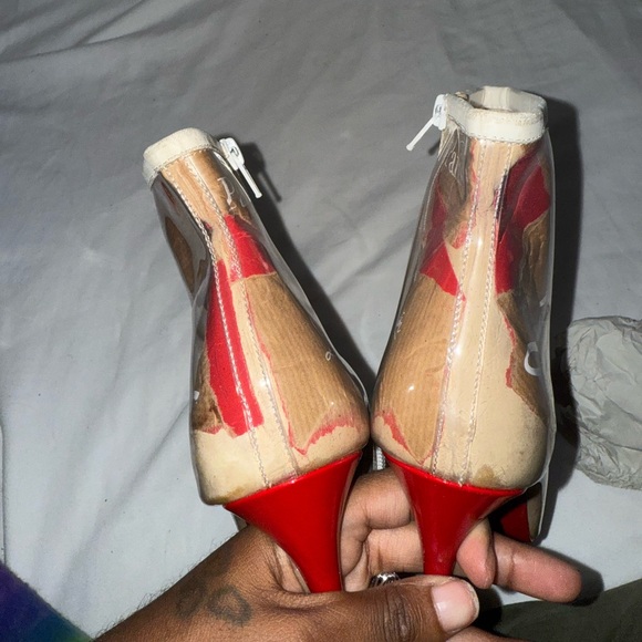 Christian Louboutin So Kate Booty 100mm PVC/Loubikraft/Pat - Picture 13 of 13